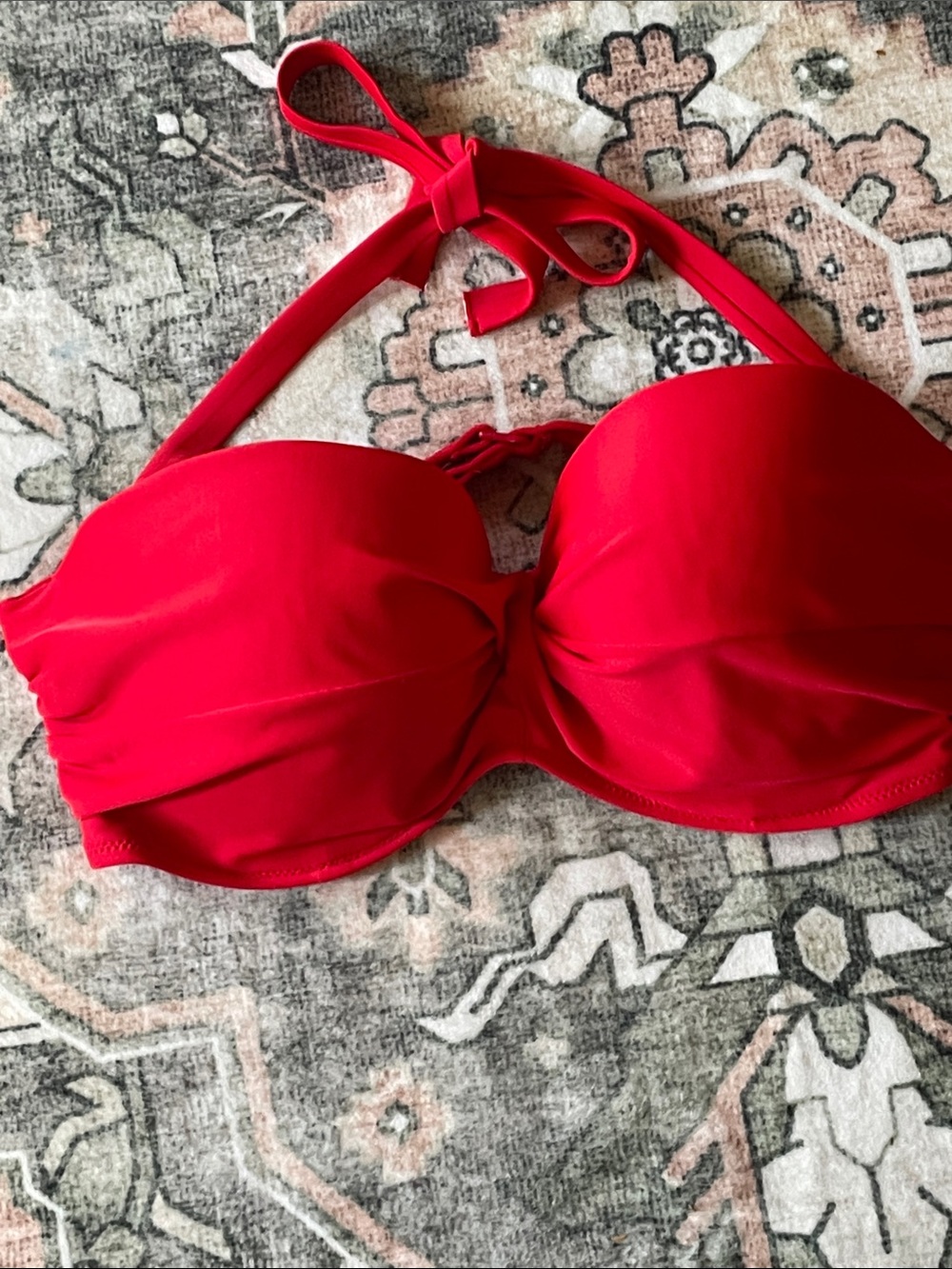 Old Navy Bright Red Bikini top